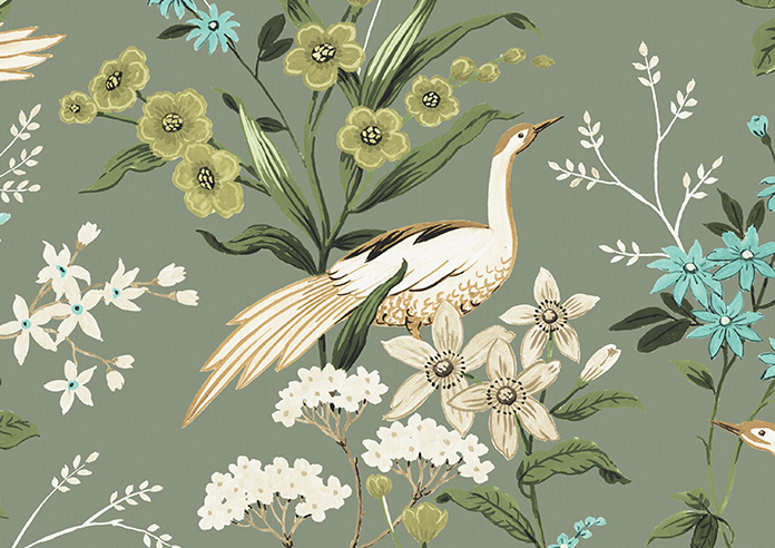 Jade, Willow Green - Twist&Fit Roller Blind - Image 6